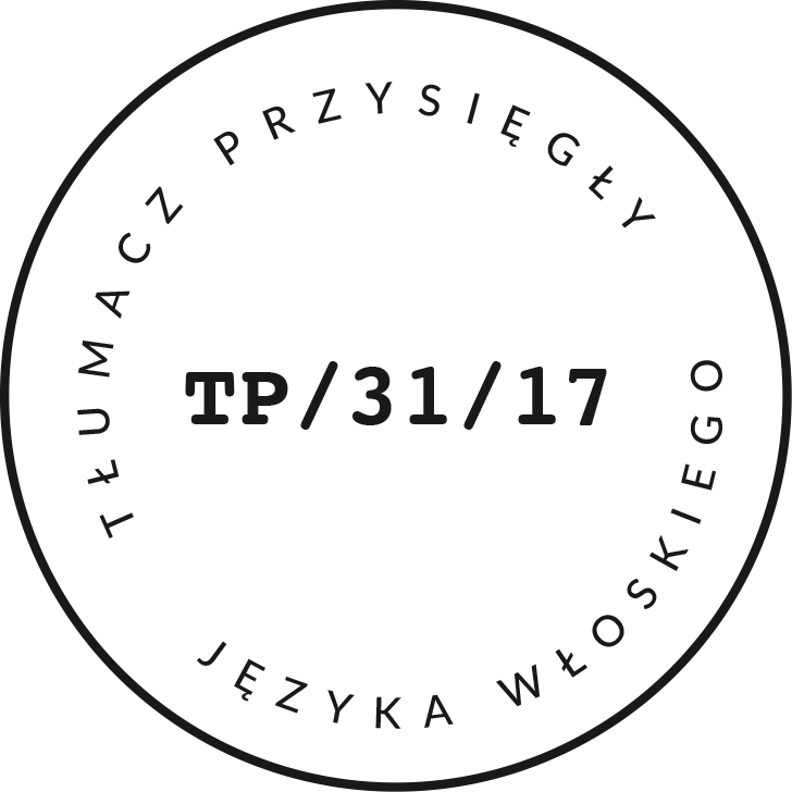 Tłumacz przysięgły języka włoskiego